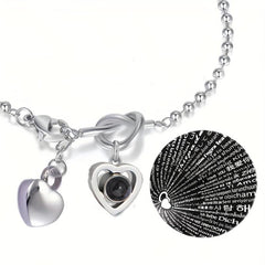 Love Pendant Bracelet Pet Memorial Personalized Handwear Adjustable Bracelet