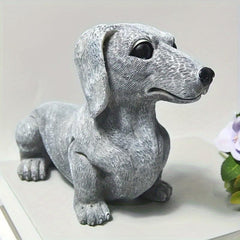 Dog Garden Decoration Statue Resin Crafts Pet Memorial Grave Ornament