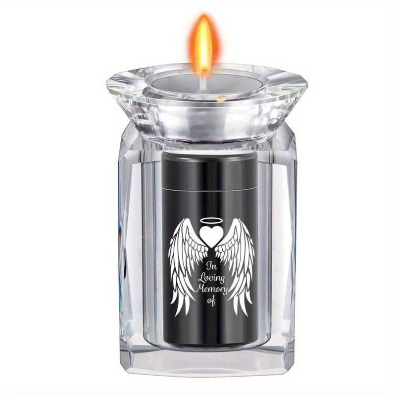 Angel Wings Cremation Keepsake Holder In Loving Memory