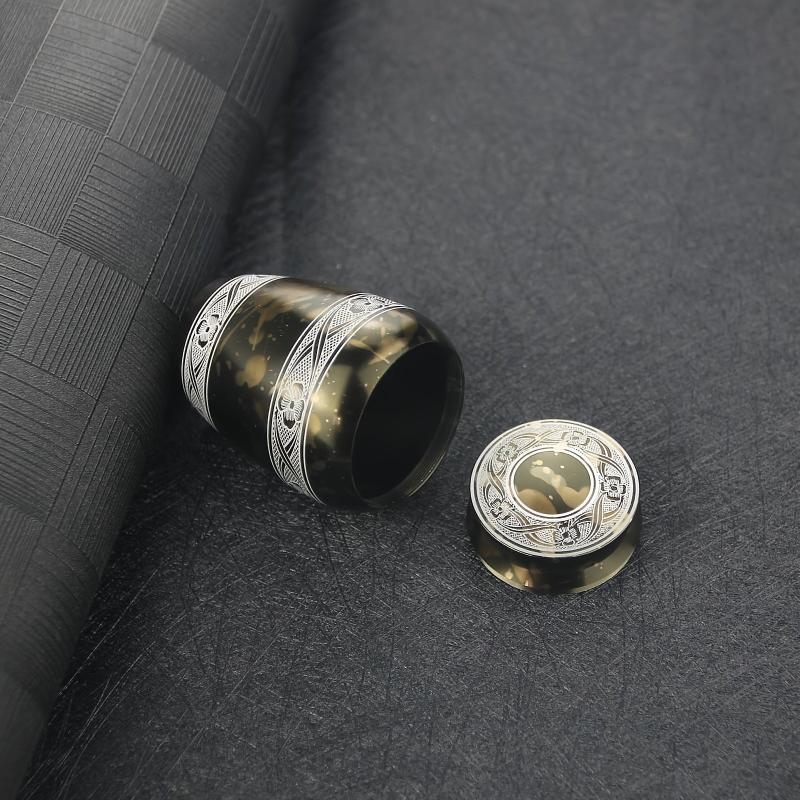 Colorful Cremation Urn Flower Stripe Pet Keepsake