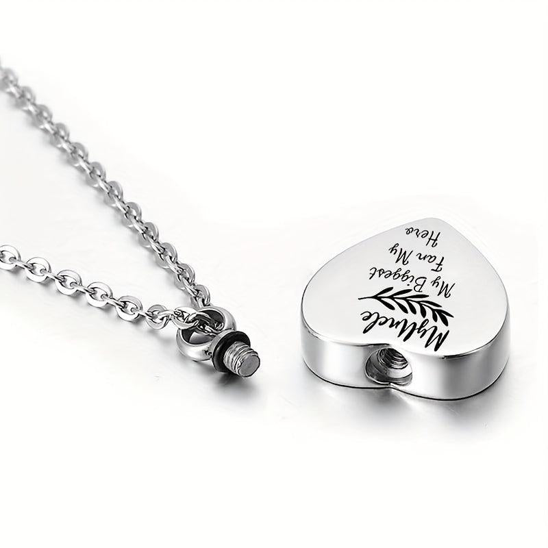 Pet Memorial Necklace Heart Pendant for Beloved Dogs and Cats
