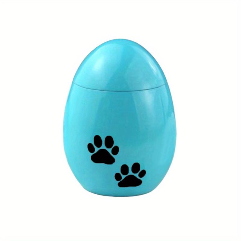 Paw Print Egg Shaped Ash Urn Necklace