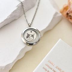 Pet Hair Souvenir Necklace - Dog and Cat Hair Preservation