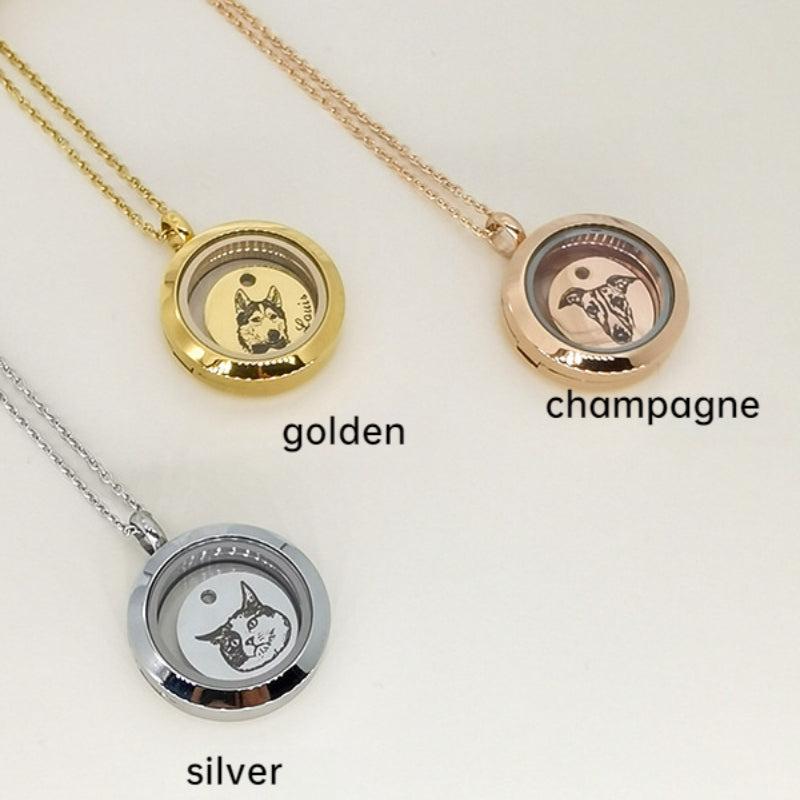 Pet Hair Souvenir Necklace - Dog and Cat Hair Preservation
