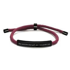 Personalized Stainless Steel Pet Name Bracelet