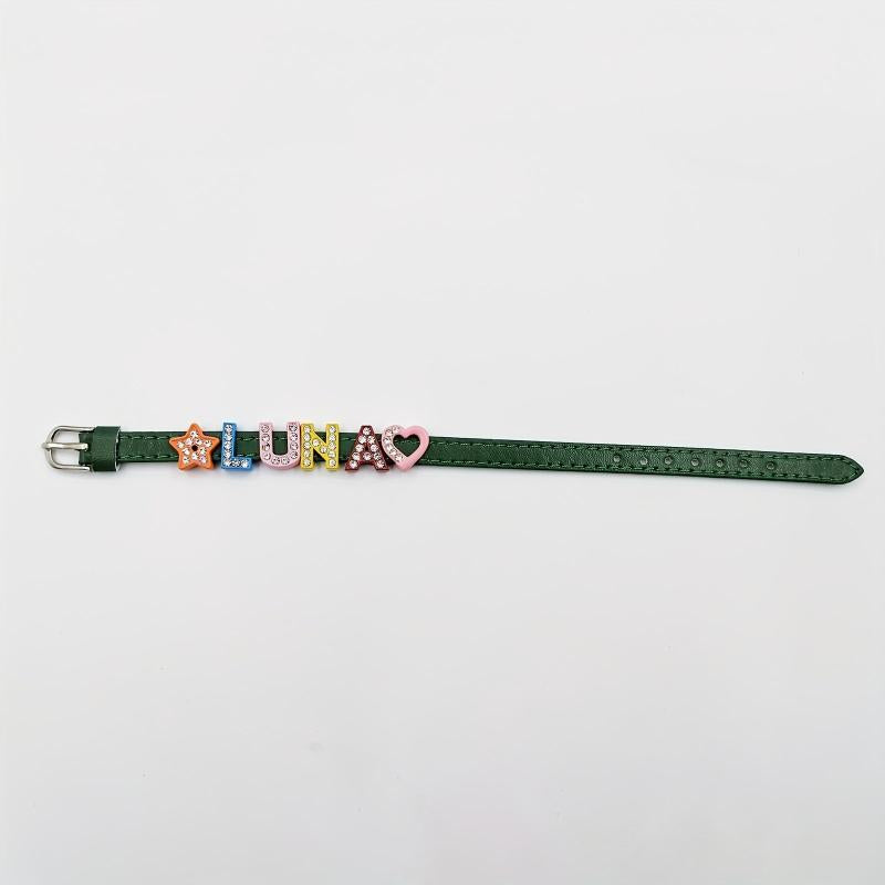Pet Memorial Bracelet with Rhinestones
