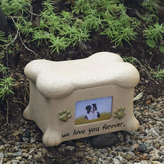 Resin Pet Cremation Box Dog Cat Memorial Love Of Dog Cat Angels