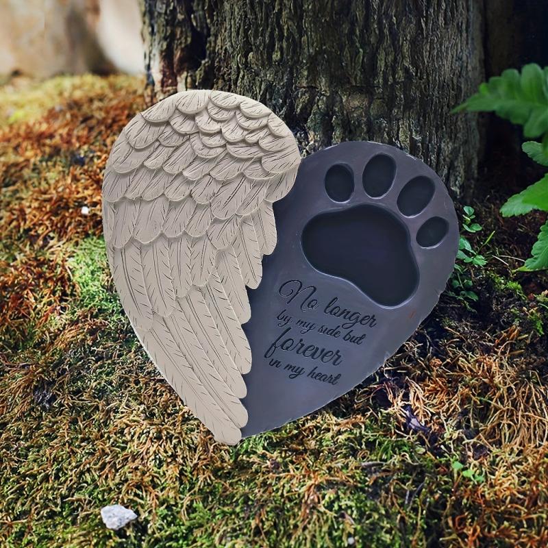 Angel's Wings Pet Memorial Tomb Garden Decoration Cat Dog Pet Tombstone