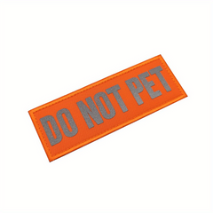 Reflective Service Dog Vest Patches - Easily Removable - Alert Others