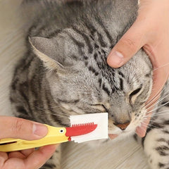 Handheld Cat Eye Rub Pet Eye Comb Tear Stain Brush