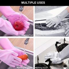Pet Grooming Glove with Hair Removal Slicker Brush