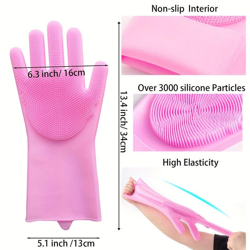 Pet Grooming Glove with Hair Removal Slicker Brush