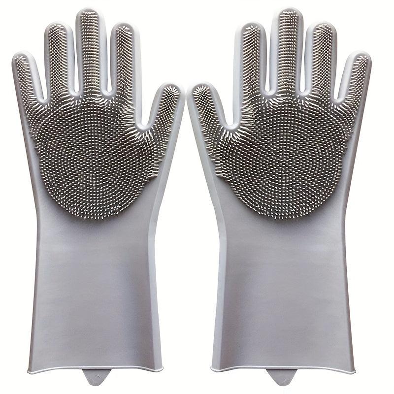 Pet Grooming Glove with Hair Removal Slicker Brush
