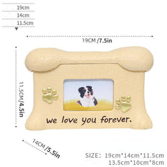 Resin Pet Urn Dog Ashes Container Memorial Cremation Urns Cats Ashes Keepsake