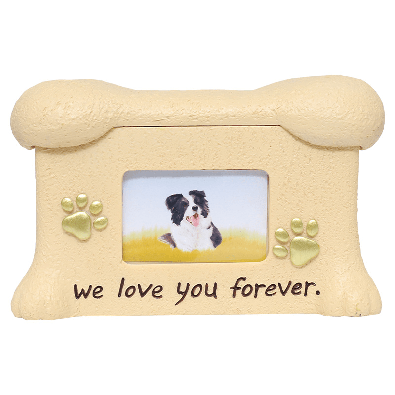 Resin Pet Urn Dog Ashes Container Memorial Cremation Urns Cats Ashes Keepsake