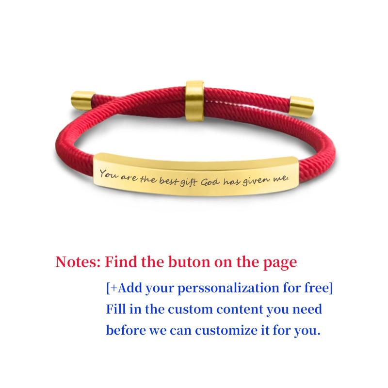 Personalized Stainless Steel Engraved Pet Name Bracelet