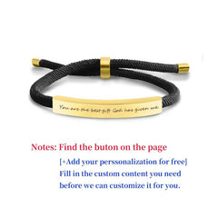 Personalized Stainless Steel Pet Name Bracelet