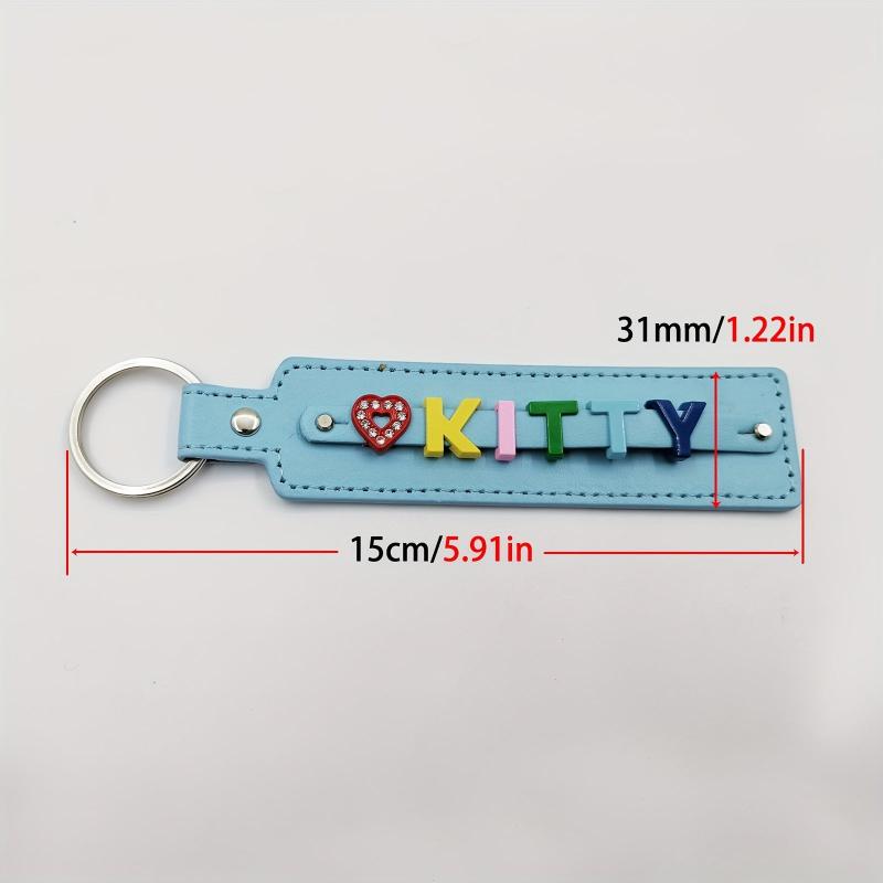 Colorful Light Pet Memorial Keychain with Customizable Letters