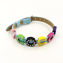 Personalized Pet Memorial Bracelet with Rhinestones