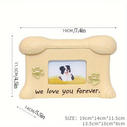 Pet Resin Urn Dog Ashes Container Memorial Cremation Urns Cats Ashes