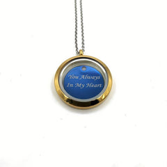 Personalized Golden Pet Memorial Pendant Engrave Name Years Plate