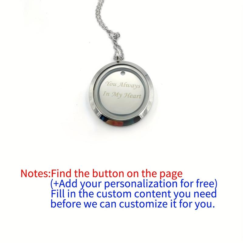 Custom Silver Screw Cap Pet Memorial Pendant Engraved Name Years Silver Plate