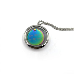 Personalized Pet Memorial Pendant with Silver Screw Cap
