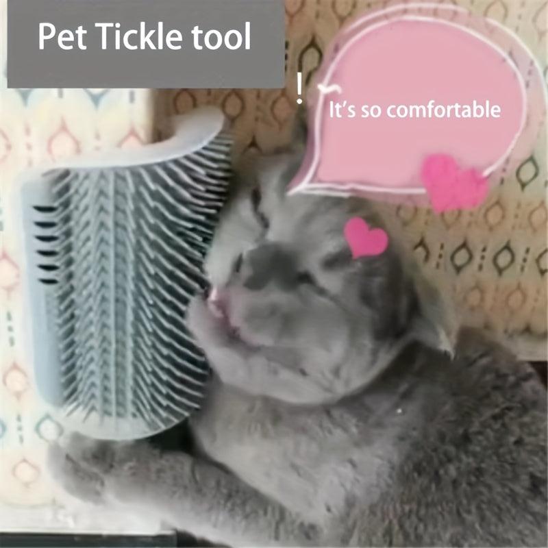 Cat Corner Tickling Comb Self Massage Brush Pet Supply