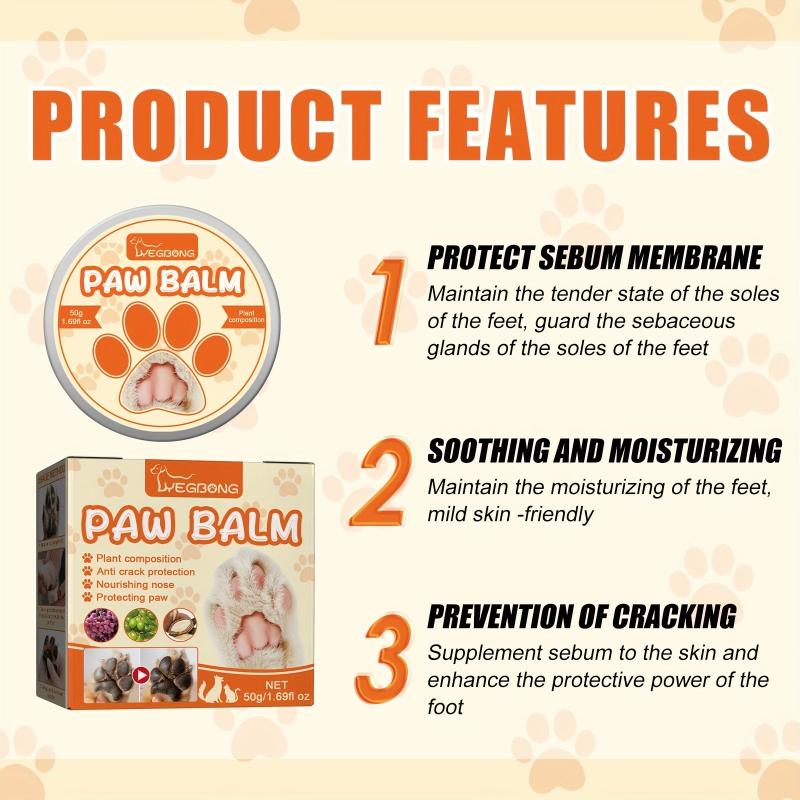 Dog Paw Balm Cream Moisturizing Protection for Cats Dogs