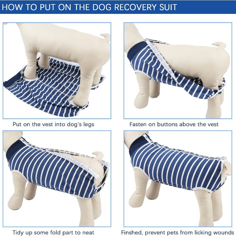 Pet Recovery Clothing Post Surgery Anti licking Apparel For Dogs Cats