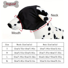 Dog Calming Cap & Eye Mask: Reduce Anxiety, Car Sickness, Grooming Stress