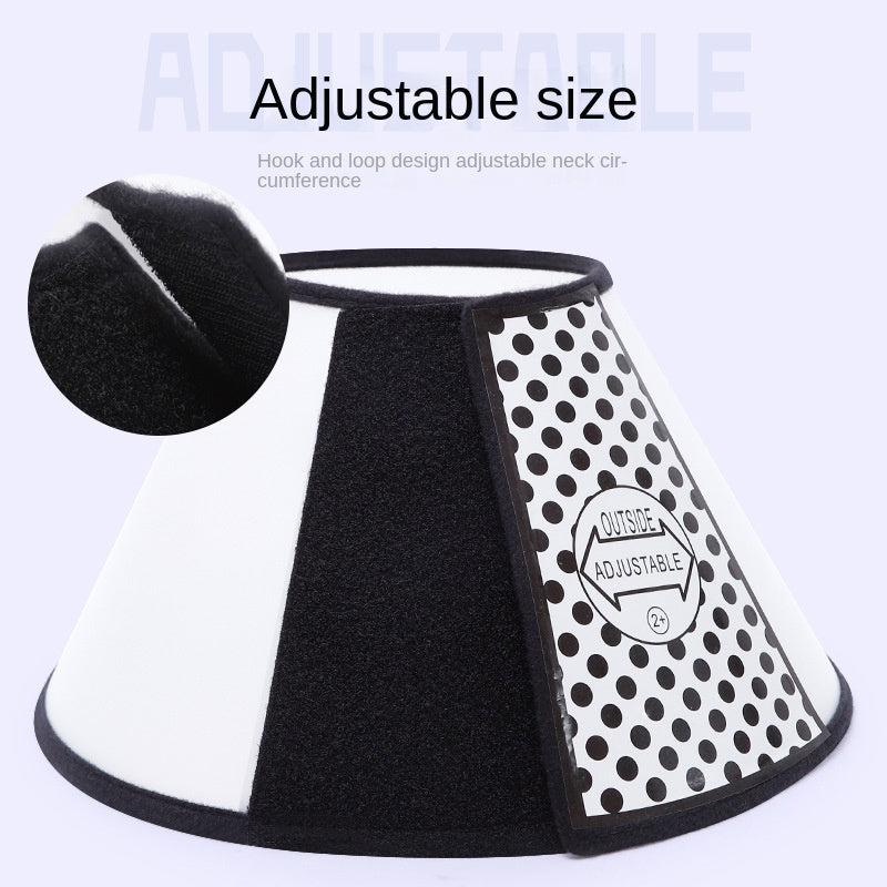 Adjustable Cat Cone Collar for After Surgery Recovery