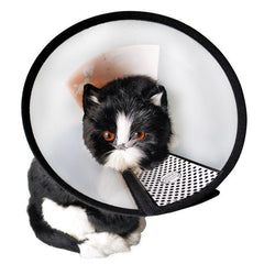 Adjustable Cat Cone Collar for After Surgery Recovery