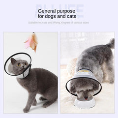 Adjustable Cat Cone Collar for After Surgery Recovery
