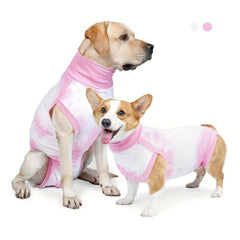 Tie Dye Pet Recovery Shirt Surgery Suit For Dogs