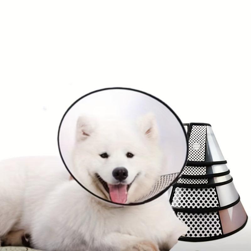 Pet Collar Adjustable Grooming Cover Anti-scratch Anti-bite Collar