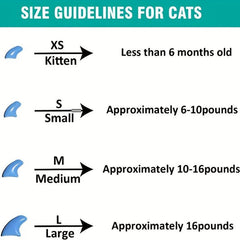 20pcs Cat Nail Caps with Adhesives & Applicators