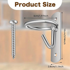 4 pack Horse Feed Bucket Hook Water Bucket Holder Stall Stable Supplies