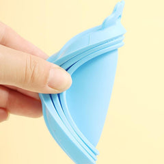 2pcs Pet Food Tin Lids Sealed Cover Spoon Silicone Random Colors