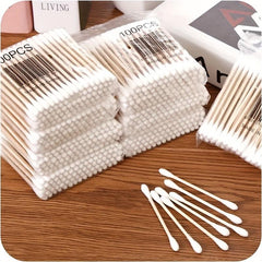 100pcs Pet Cotton Swabs Double Headed Stick Ear Cleaning