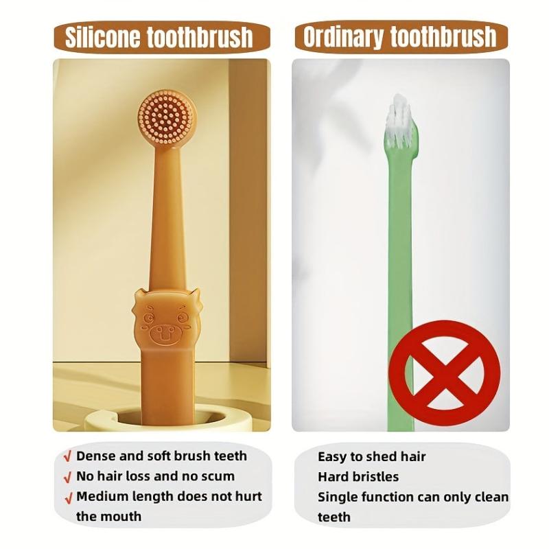 Pet Dental Care Kit 360 Toothbrush for Dogs and Cats