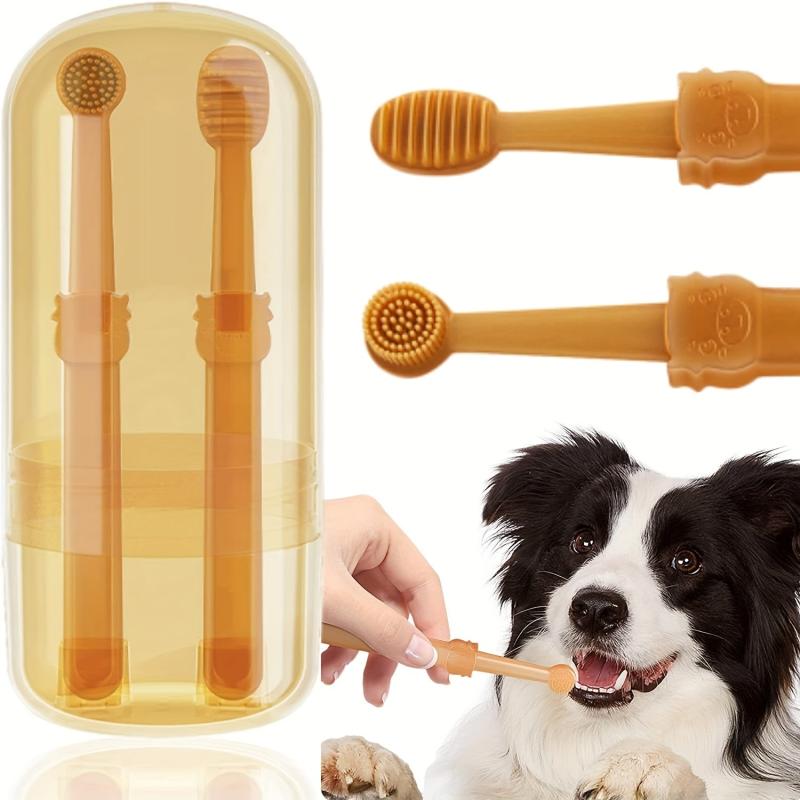 Pet Dental Care Kit 360 Toothbrush for Dogs and Cats