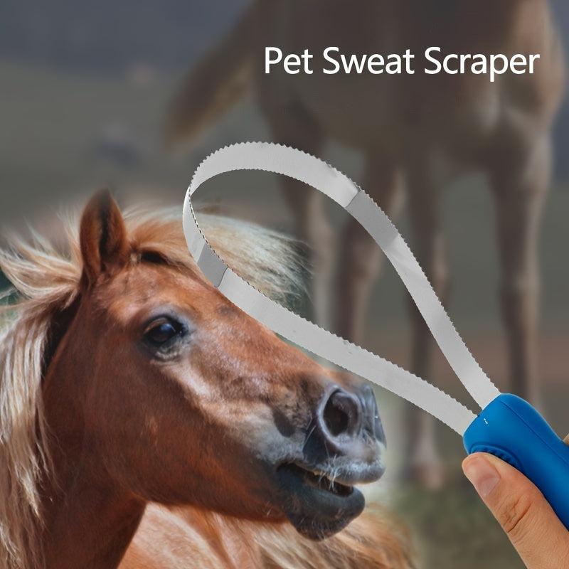 Pet Hair Removal Brush Shedding Tool Dog Grooming Horse Hair Scraper