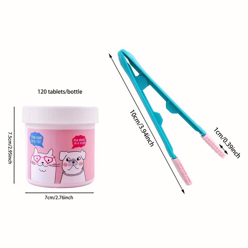 Pet Eye Cleaning Set Dog Tear Stain Remover Soft Rubber Pet Eye Comb