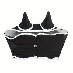 Adjustable Horse Fly Mask With Ears Breathable Durable Stretch Protection