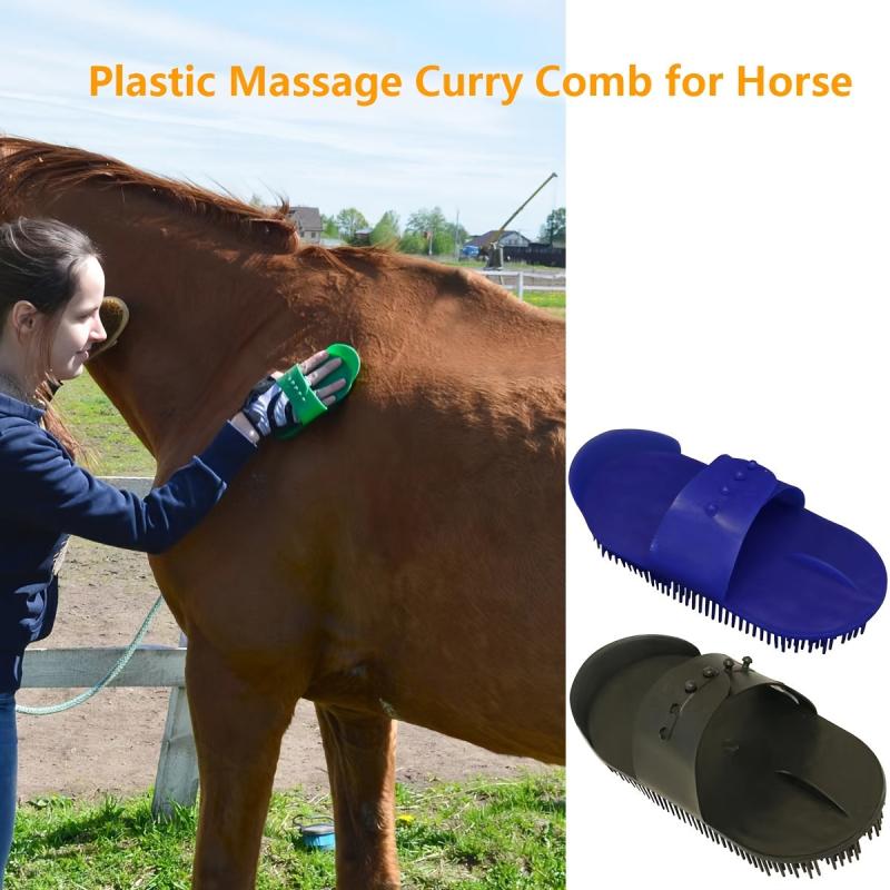 Plastic Horse Comb Pet Hair Remover Brush