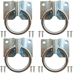 4pcs Heavy Duty Wall Mount Hitching Ring Hooks for Horse Stall Stable