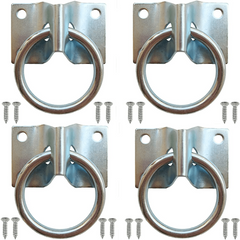 4pcs Heavy Duty Wall Mount Hitching Ring Hooks for Horse Stall Stable