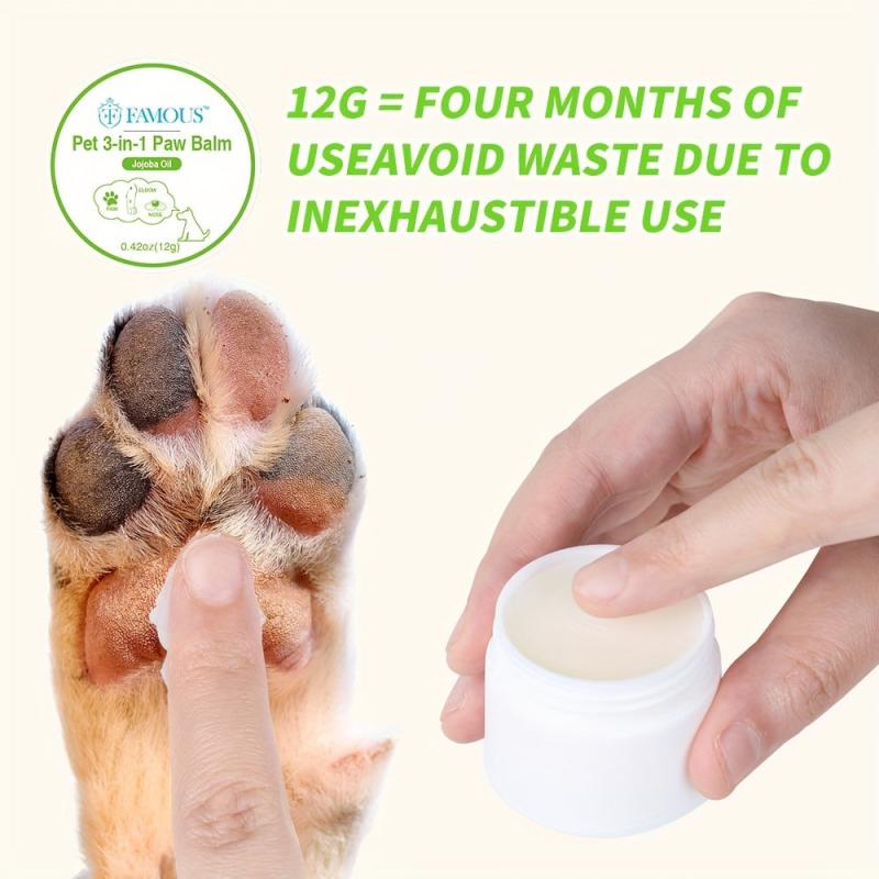 Dog Paw Balm Cream Natural Wax Protection Soother