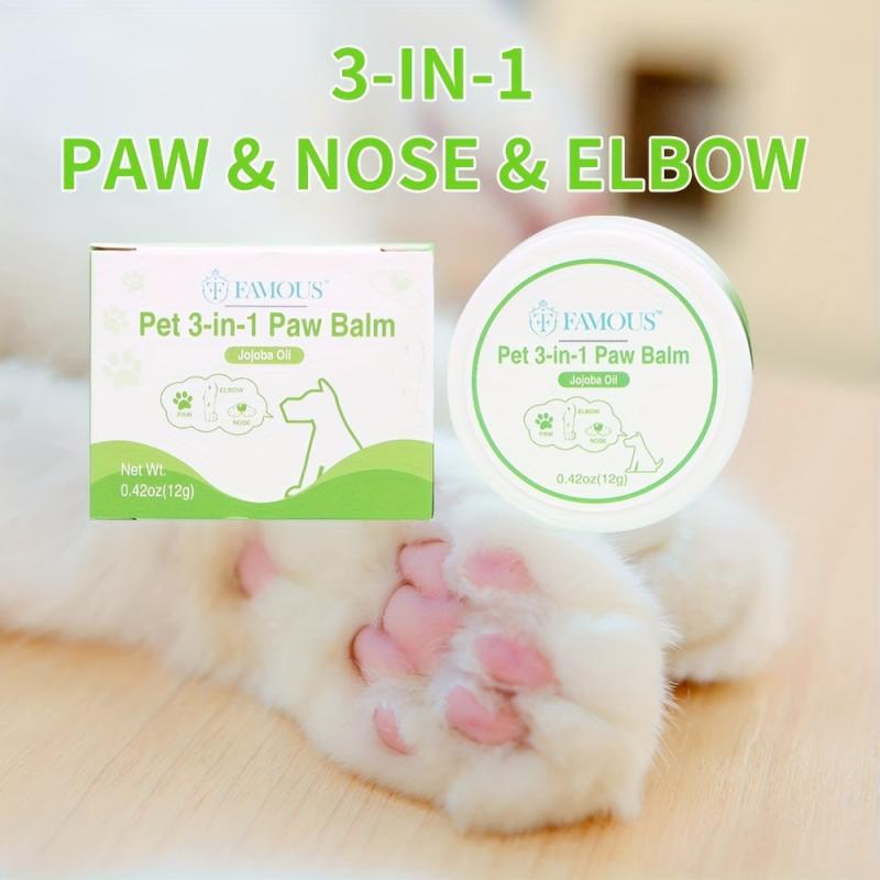 Dog Paw Balm Cream Natural Wax Protection Soother